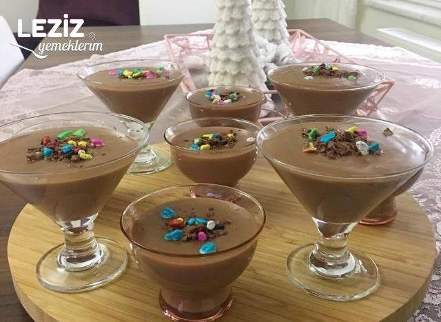 Nutellalı Puding