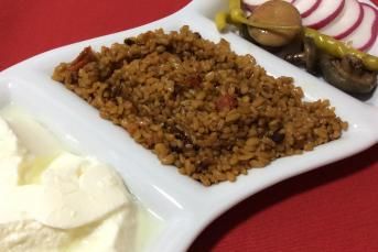 Kurutulmuş Sebzeli Bulgur Pilavı