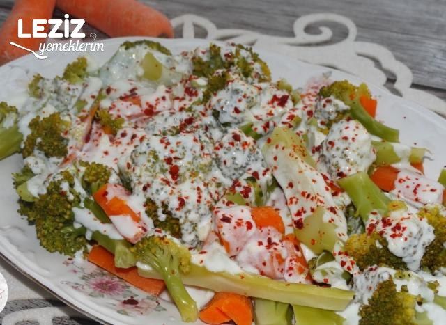 Yoğurtlu Brokoli Salatası Yapılışı