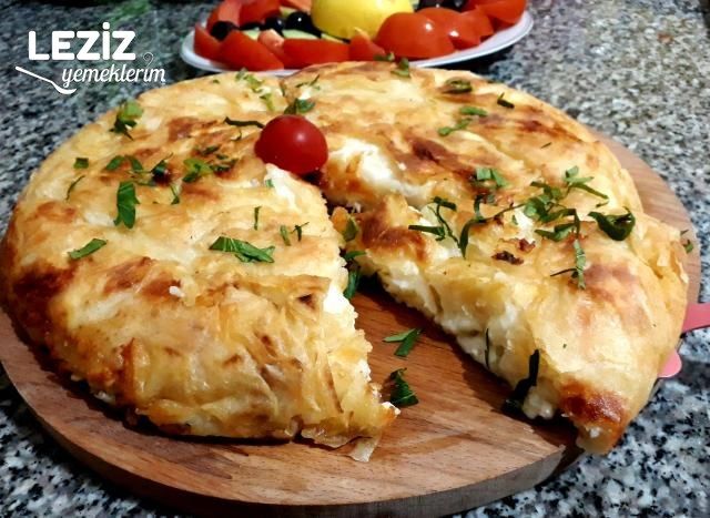 Tavada 2 Yufkayla Su Böreği Tadında Pratik Börek