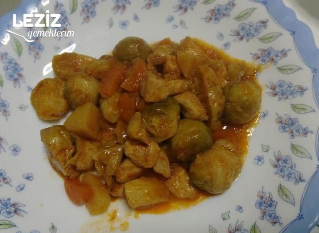 Tavuklu Brüksel Lahanası