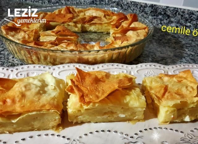 Hazır Su Böreklik Yufkadan Peynirli Su Böreği