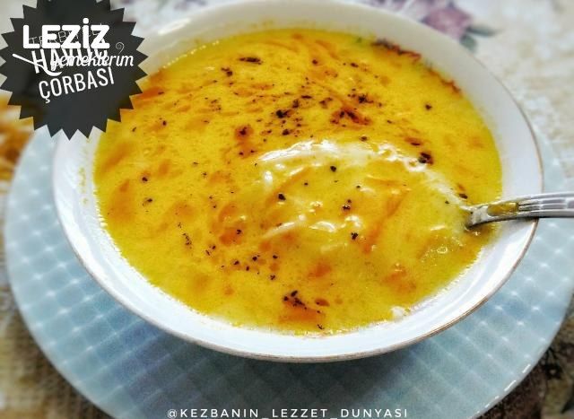 Terbiyeli Havuç Çorbası