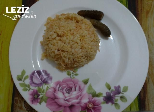 Leziz Tel Şehriyeli Bulgur Pilavı