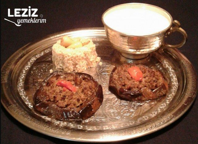 Kıymalı Bostan Patlıcan Kebabı