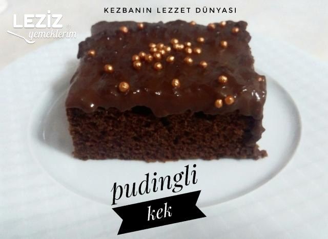 Pudingli Çikolatalı Pasta