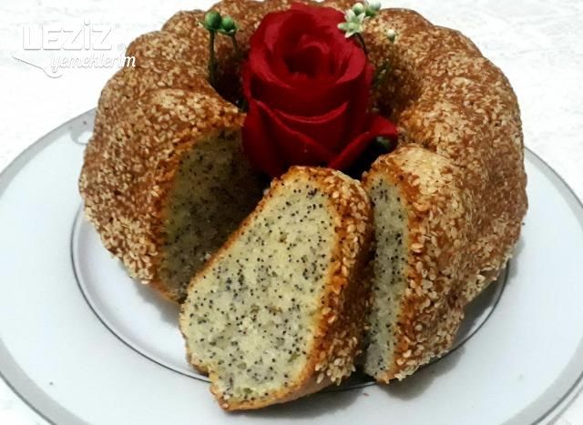 Susam Mantolu Haşhaşlı Kek