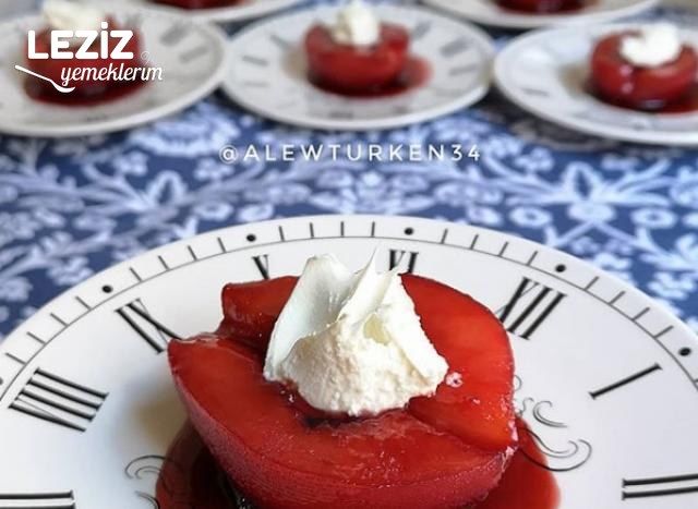 Gıda Boyası Kullanmadan Kıpkırmızı Ayva Tatlısı