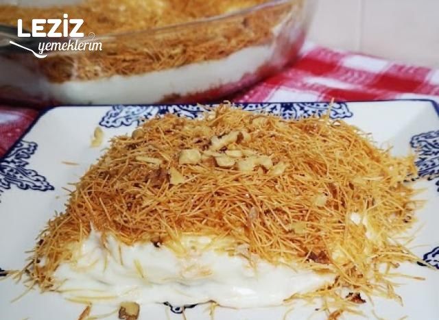 Damla Sakızlı Muhallebili Kadayıf  (Favoriniz Olacak)