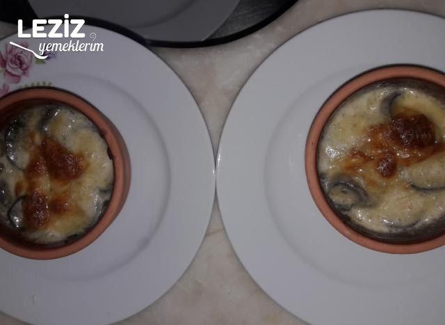 Fırında Kaşarlı Mantar Yapımı