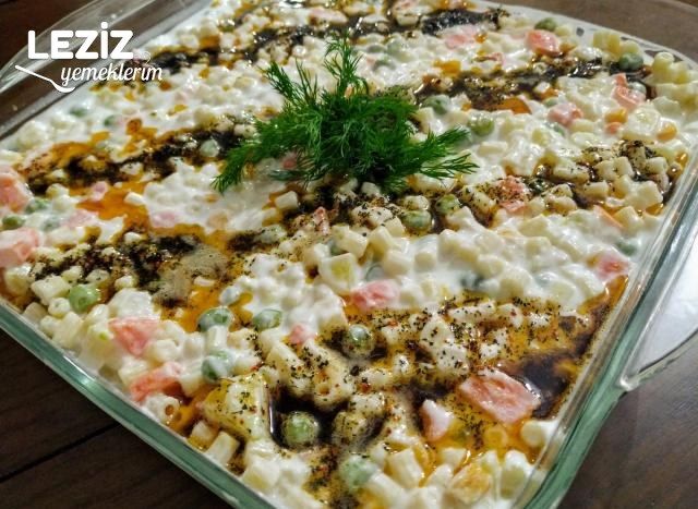 Makarnalı Rus Salatası Tarifi