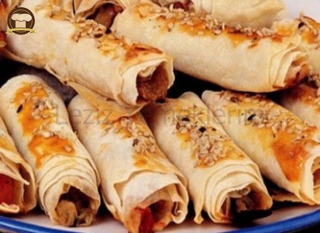 Patlıcan Salatalı Börek