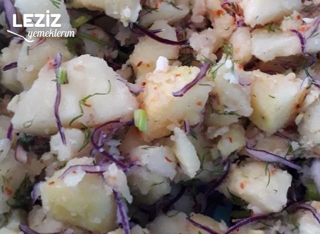 Mor Lahanalı Patates Salatası