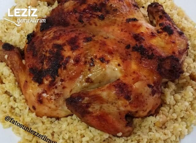 Tereyağlı Bulgur Pilavı İle Kızarmış Tavuk