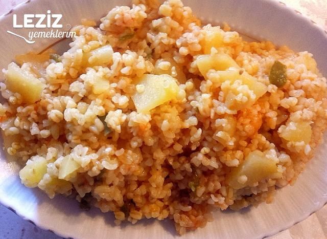Patatesli Bulgur Pilavı Tarifi