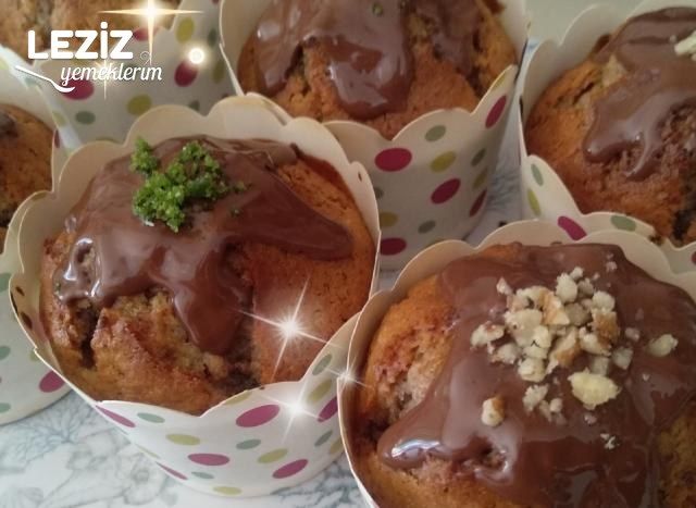 Çikolata Soslu Havuçlu Muffin