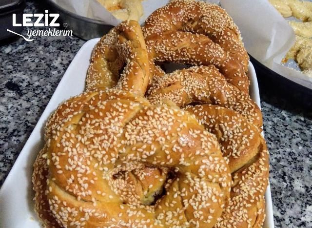 Simit Tadında Tereyağlı Poğaça