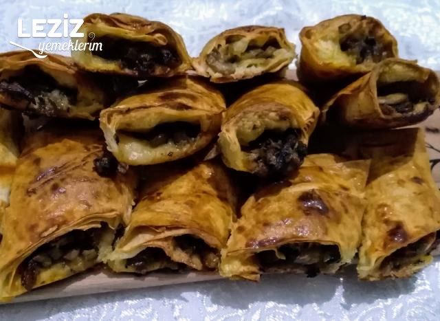Mantarlı Enfes Börek Tarifi