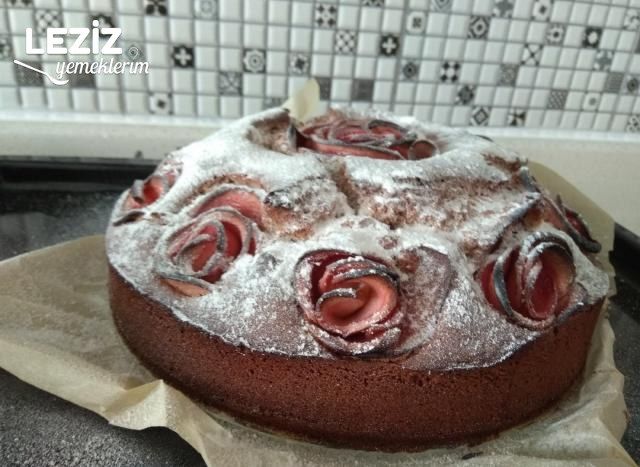 Sağlıklı Elmalı Kek (Görüntüsü Efsane)