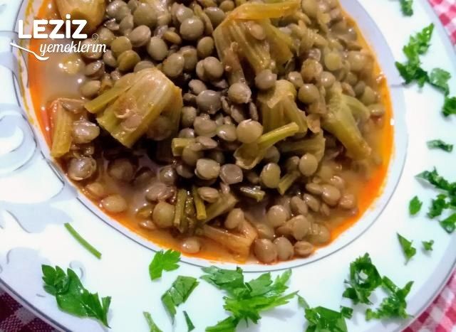 Ispanaklı Yeşil Mercimek Yemeği