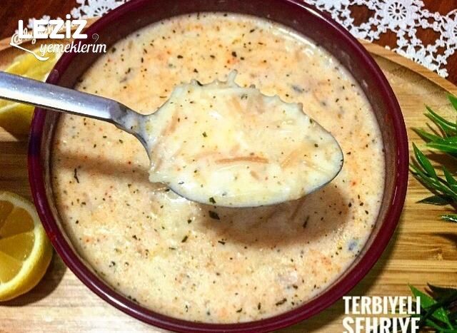 Terbiyeli Şehriye Çorbası Tarifi