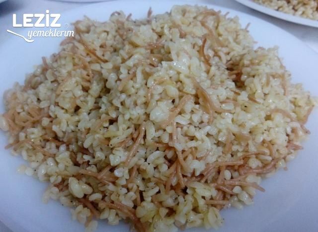 Tel Şehriye İle Bulgur Pilavı