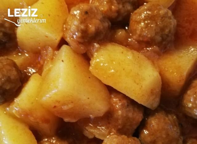 Patatesli Sulu Köfte Yapımı