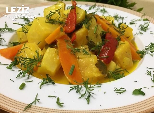 Çok Faydalı Ayvalı Zerdeçallı Kereviz