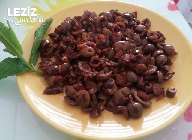 Kıymalı Yeşil Zeytin Kavurması
