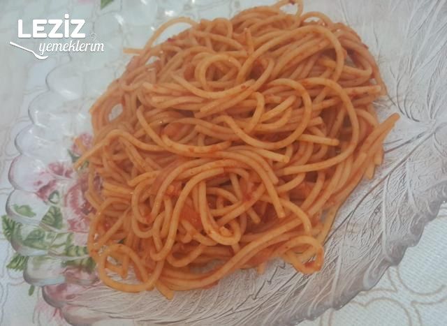 Salçalı Spagetti