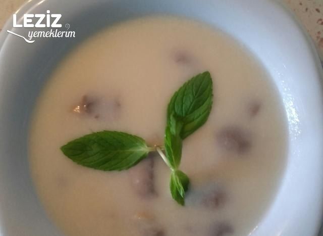 Terbiyeli Mantar Çorbası Yapılışı