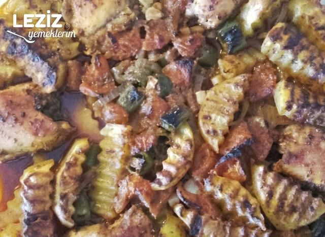 Fırında Patatesli Tavuk Üst But Tarifi