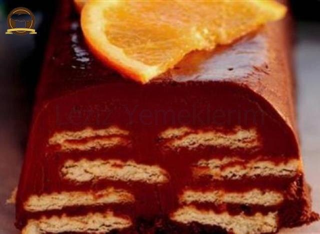Portakallı Çikolatalı Pasta