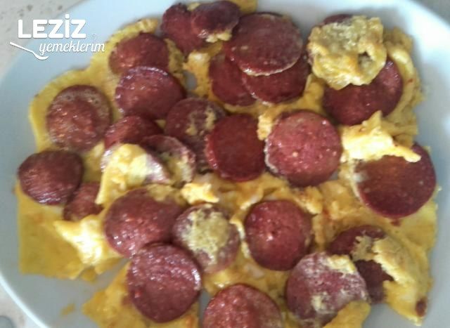 Sucuklu Yumurta Yapılışı