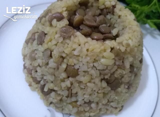 Tereyağlı Yeşil Mercimekli Bulgur Pilavı