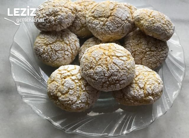 Limonlu Zerdeçallı Çatlak Kurabiye