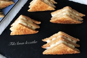 Üçgen Milföy Pasta (Videolu Tarif)