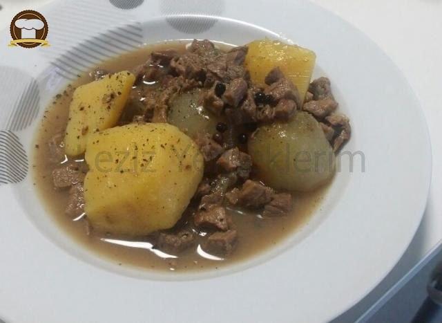Patatesli Soğanlı Yahni