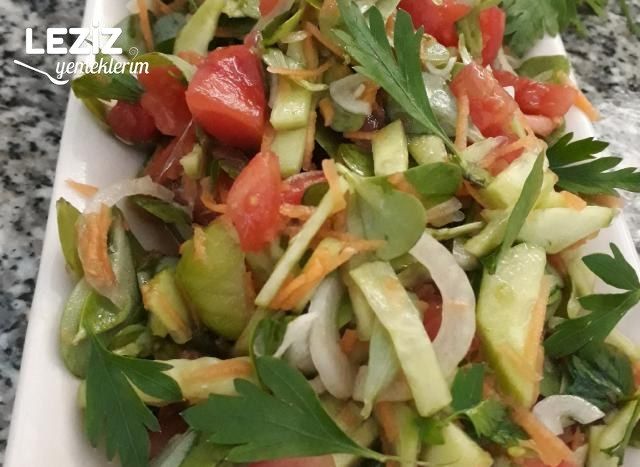 Semizotlu Renkli Salata