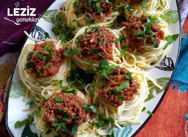 Kıymalı Spagetti