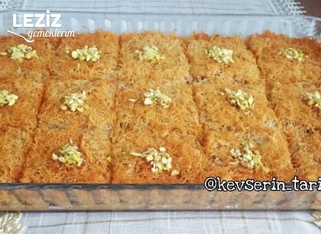 Borcamda Cevizli Kadayıf Tatlısı