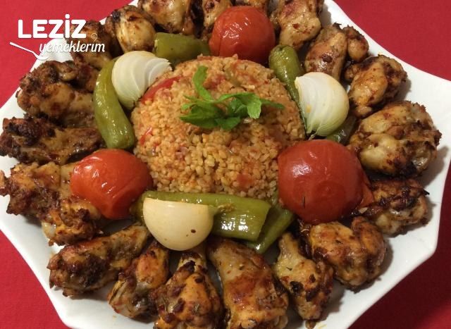 Mangal Tadında Fırında Kanat