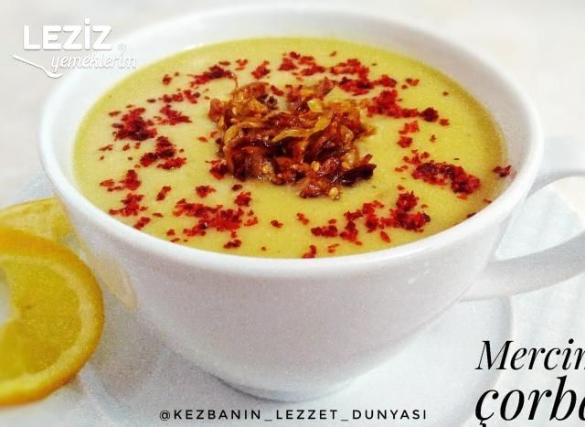 Karamelize Soğanlı Mercimek Çorbası