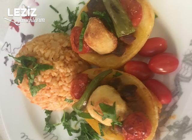 Fırında Etli Patates
