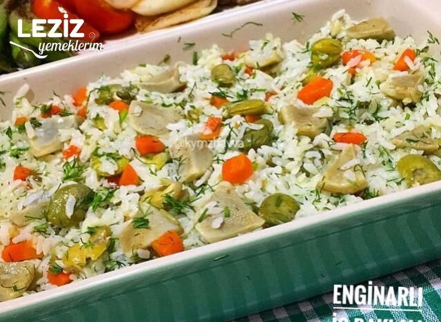 Enginarlı İç Baklalı Pirinç Pilavı