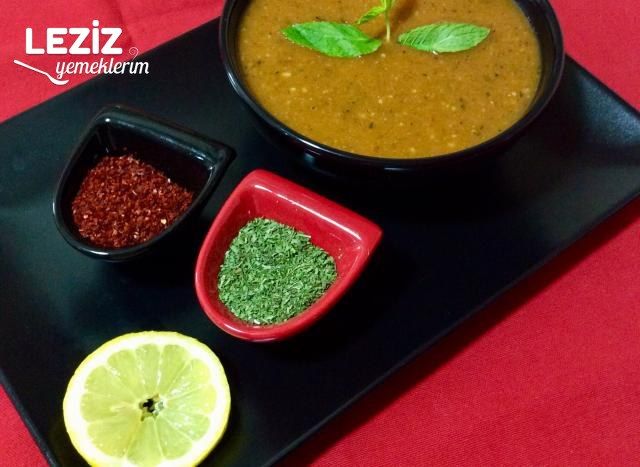 Kırmızı Mercimekli Ispanaklı Sebze Çorbası