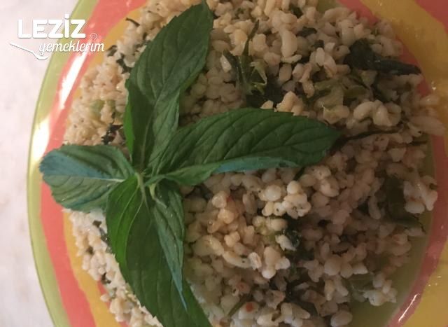 Yeşil Bulgur Pilavı