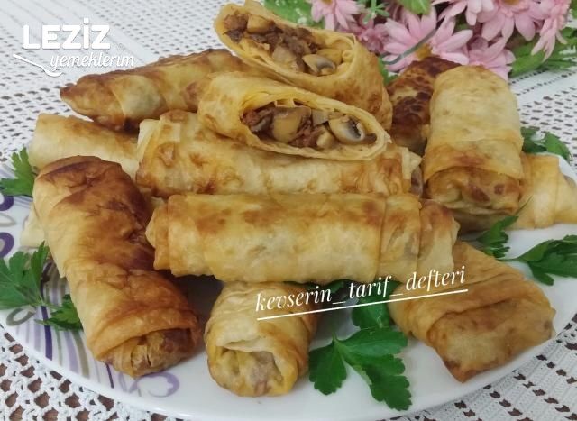 Kıymalı Mantarlı Börek