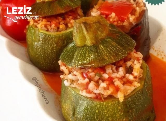 İç Malzemesi Çiğden, 5 Dakikada Girit Kabağı Dolması
