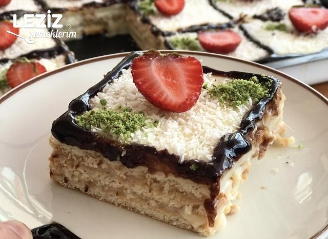 Bisküvili Pasta Tarifi (Aşama Fotoğraflı Anlatım)